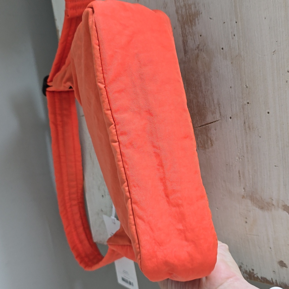 NWT BAGGU Mini Nylon Shoulder Bag In Nasturtium - Picture 5 of 8